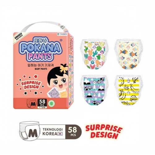 Pokana Popok Bayi Pants Surprise Design - M 58