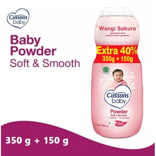 Cussons Baby Powder Soft and Smooth - 350+150gr