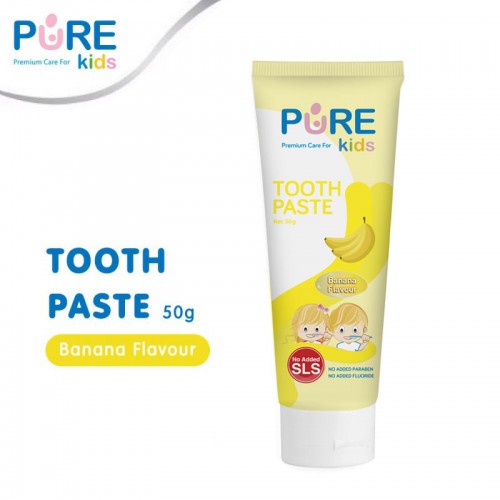 Pure Baby Kids Toothpaste Pasta Gigi Anak 50gr - Banana