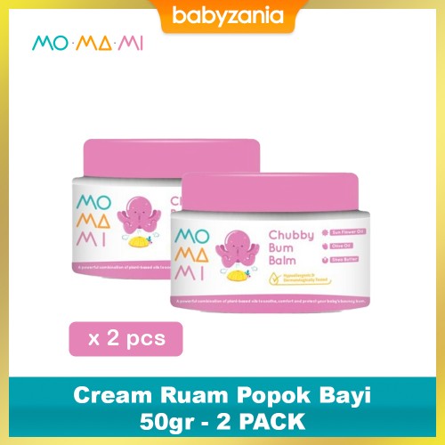 Momami Chubby Bum Balm / Cream Ruam Popok Bayi 50 gr - 2 PACK