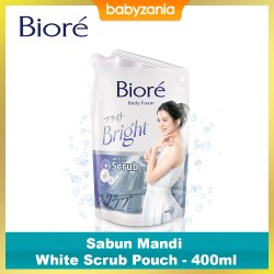 Biore Body Foam Sabun Mandi White Scrub Pouch -...