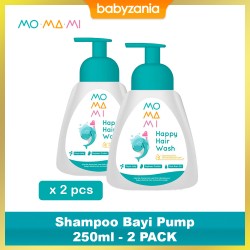 Momami Happy Hair Wash Foam Shampoo Bayi Pump 250...