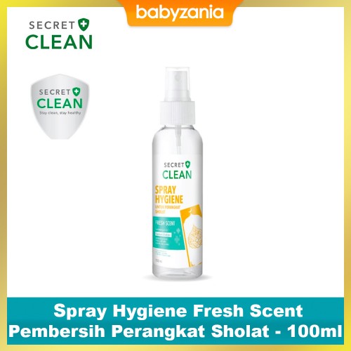 Secret Clean Spray Hygiene Fresh Scent Pembersih Perangkat Sholat - 100 ml