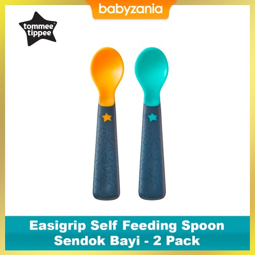 Tommee Tippee Easigrip Self Feeding Spoon - 2 Pack