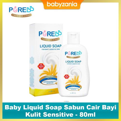 Pure BB Baby Liquid Soap Mild & Soothes - 80ml