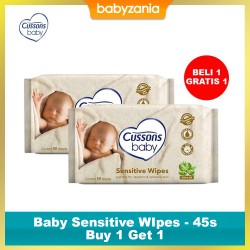 Cussons Baby Wipes Tissue Basah Bayi Sensitive 45...