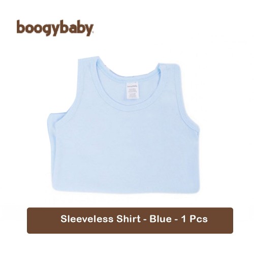 Boogy Baby Sleeveless Shirt Baju Kutung Bayi - Blue - 1 Pcs