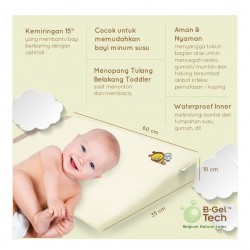 Babybee Latex Sloped Pillow PLUS with Case 