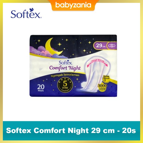 Softex Comfort Night Pembalut Wanita 29 cm - 20s