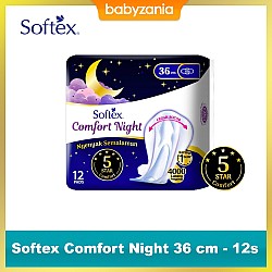 Softex Comfort Night Pembalut Wanita 36 cm - 12 s