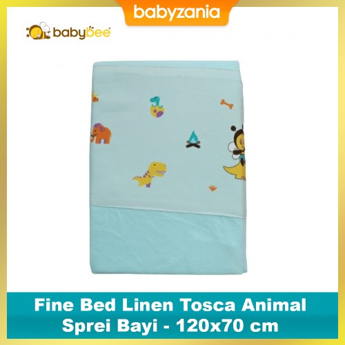 Babybee Fine Bed Linen Print - Tosca Animal - 120x70 cm