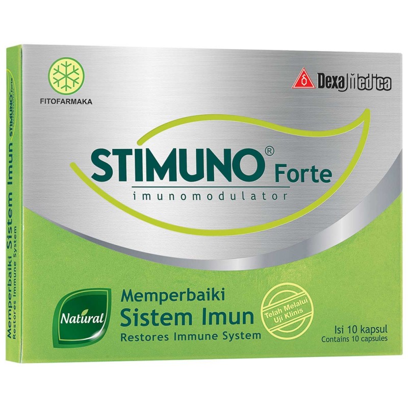 Jual Murah Stimuno Forte Memperbaiki Sistem Imun - 10 Capsules Obat