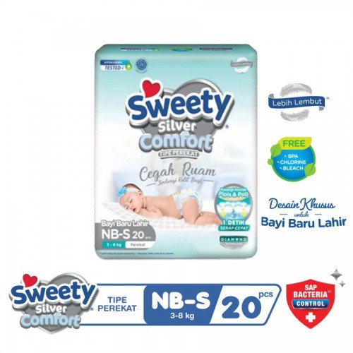 Sweety Silver Comfort NB-S 20s