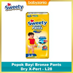 Sweety Popok Bayi Bronze Pants Dry X-Pert - L 28