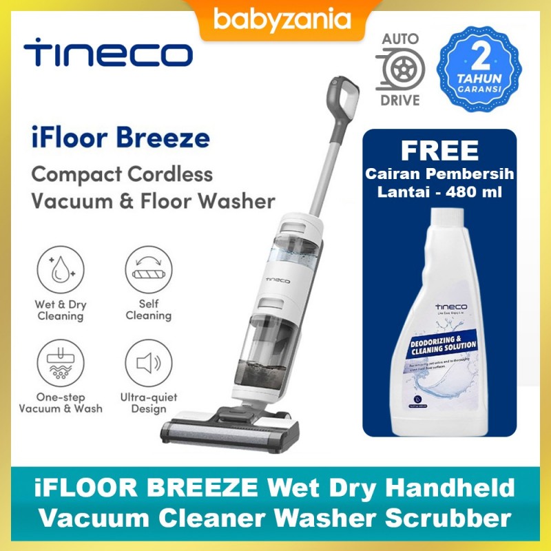 cara self cleaning tineco ifloor breeze