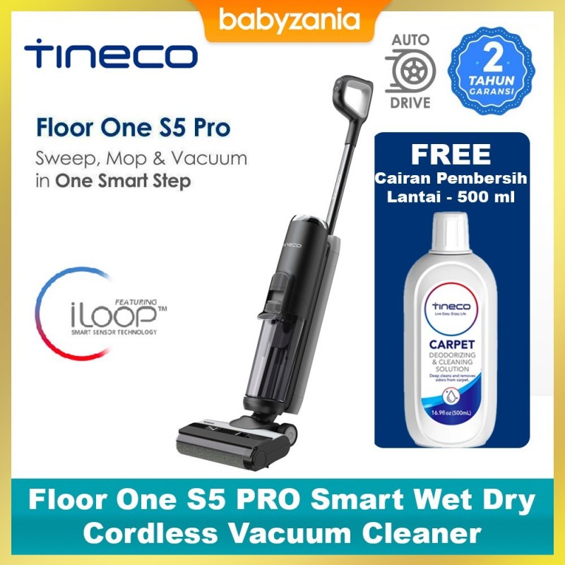Jual Murah Tineco Floor One S5 PRO Smart Wet Dry Cordless Vacuum Cleaner  Mart di Jakarta
