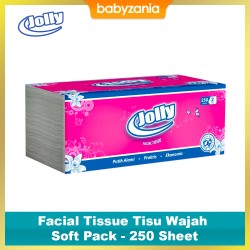 Jolly Facial Tissue Tisu Wajah Soft Pack 2 Ply -...