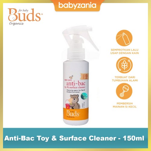 Buds Baby Safe Anti Bacterial Toy & Surface Cleaner 150ml