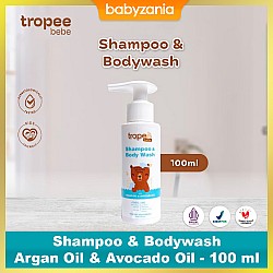 Tropee Bebe Shampoo & Body Wash Argan Oil & Avocado Oil - 100 ml