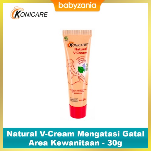 Konicare Natural V-Cream Mengatasi Gatal Area Kewanitaan - 30 gr