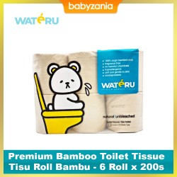 Wateru Premium Bamboo Toilet Tissue / Tisu Roll...