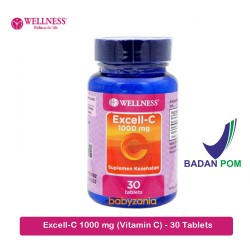 Wellness Excell C 1000 mg Suplemen Vitamin C - 30...