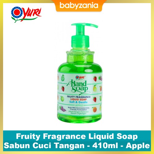 Yuri Hand Soap Sabun Cuci Tangan Pump 410 ml - Apple