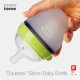 Comotomo Soft Hygienic Silicone Baby Bottle 150ml with Slow Flow Nipple 0m+ - Green