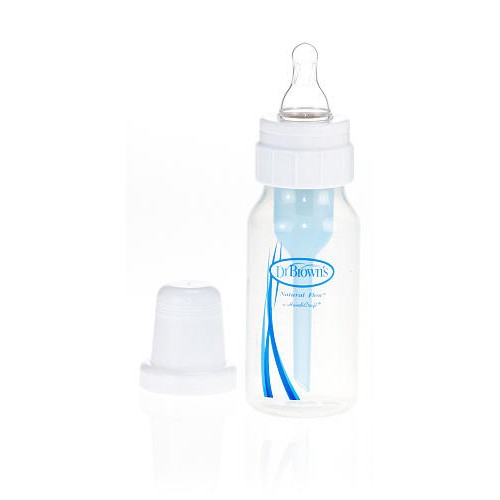 Dr. Brown's Natural Flow 1 Pack PP Bottles - 4oz/120ml with Level one Silicone Nipple